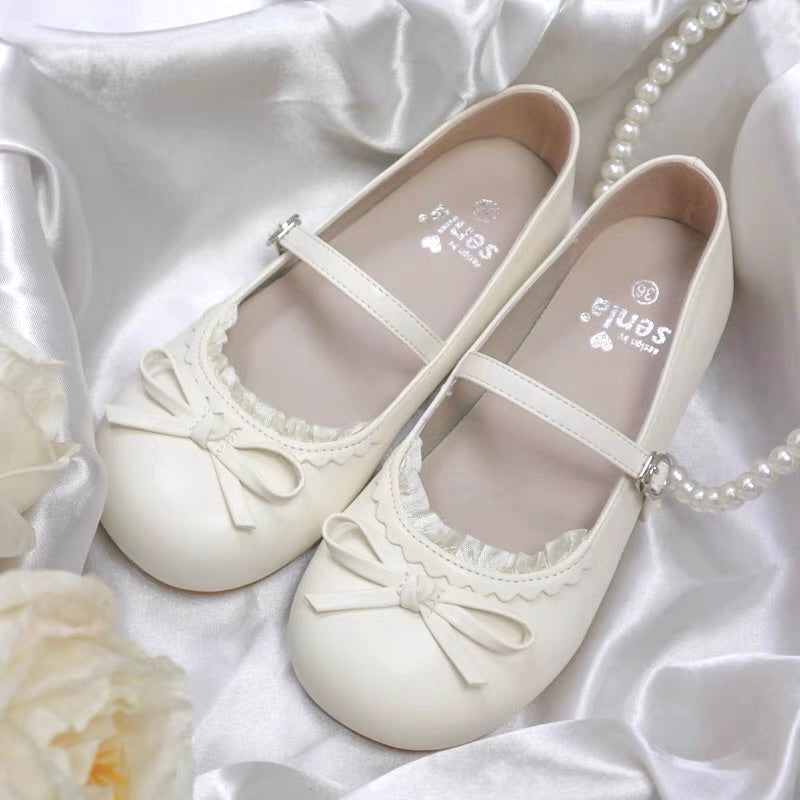 Miss Chiffon Flat Shoes