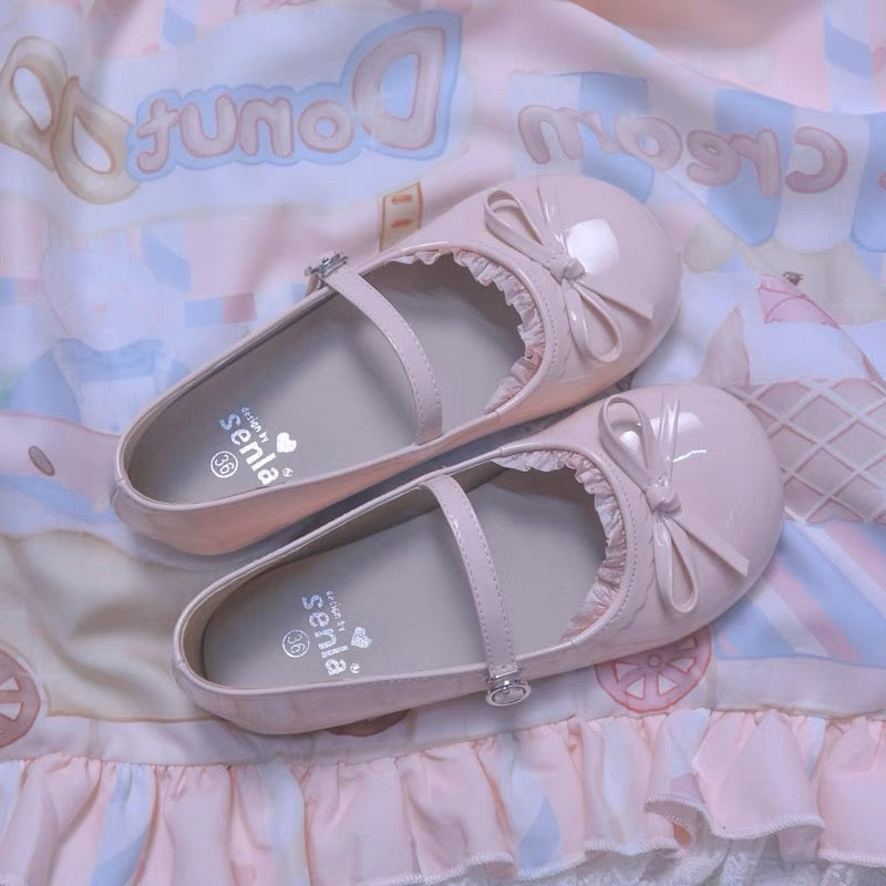 Miss Chiffon Flat Shoes
