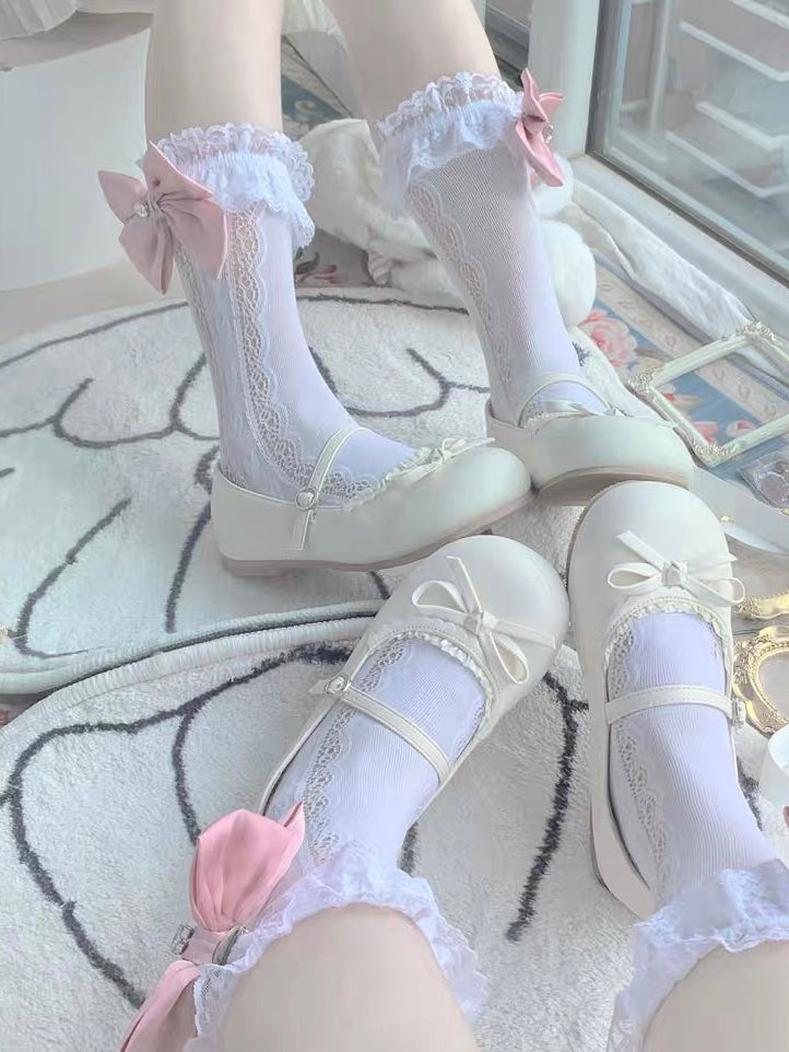 Miss Chiffon Flat Shoes