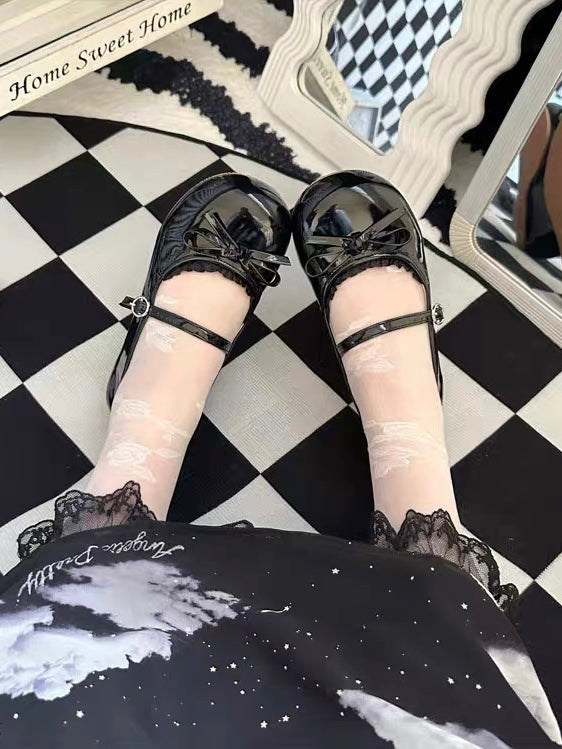 Miss Chiffon Flat Shoes