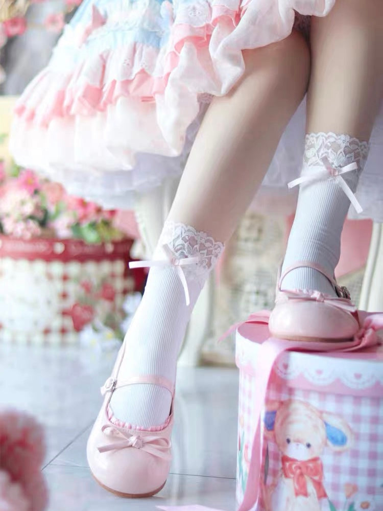 Miss Chiffon Flat Shoes