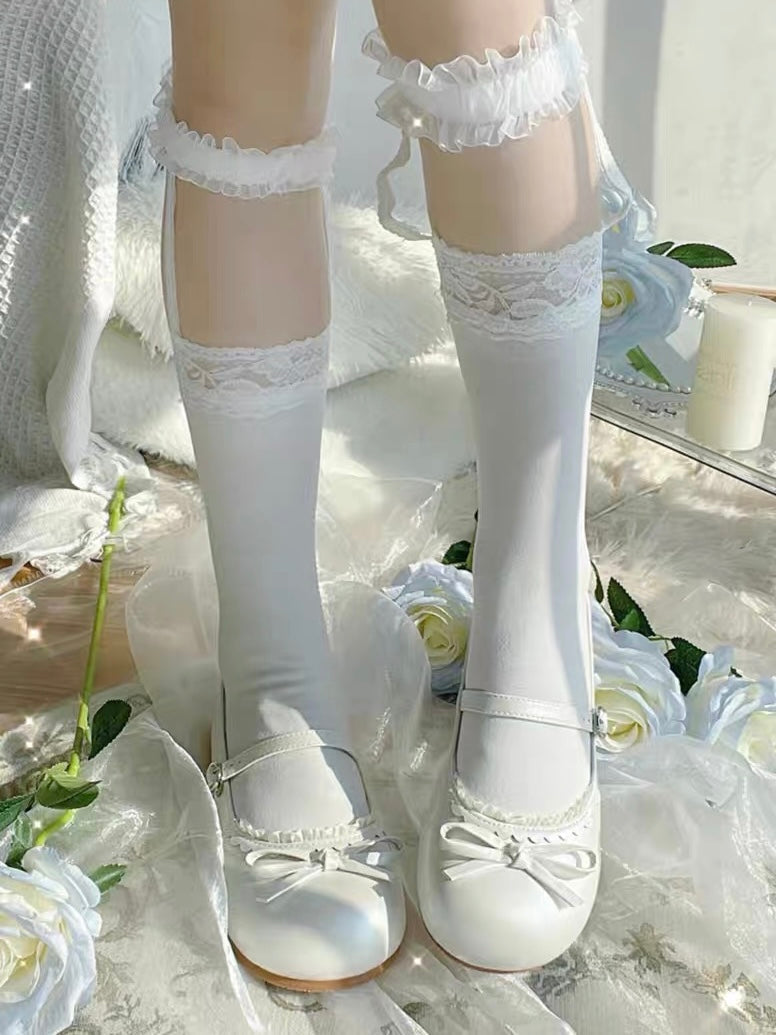Miss Chiffon Flat Shoes