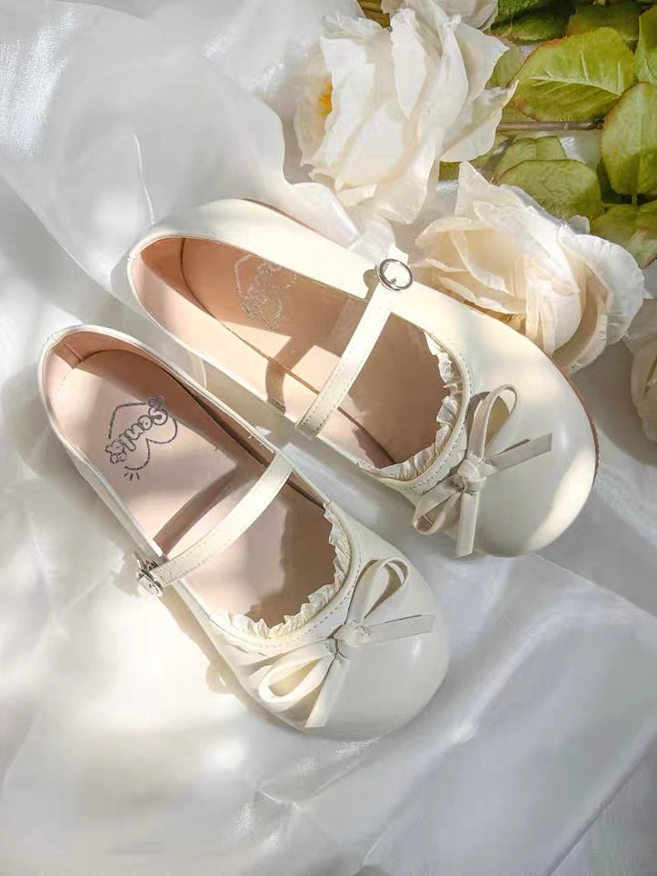 Miss Chiffon Flat Shoes