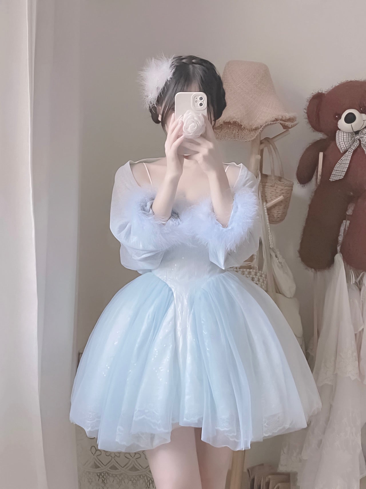 Swan Balletcore Dress