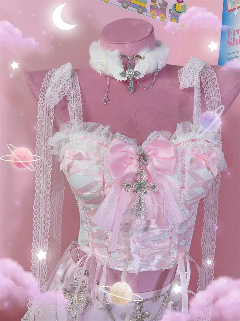 Sweet Lace Bow Set