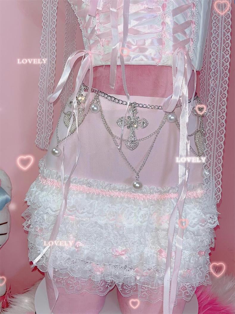 Sweet Lace Bow Set