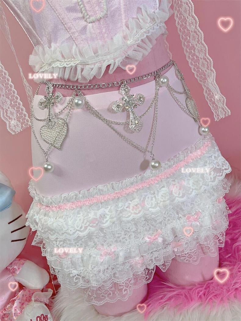 Sweet Lace Bow Set