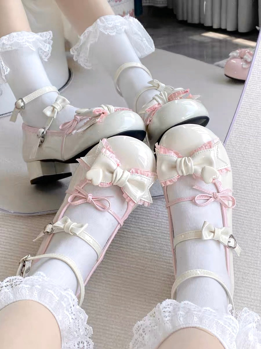 Puff Party Low Heels