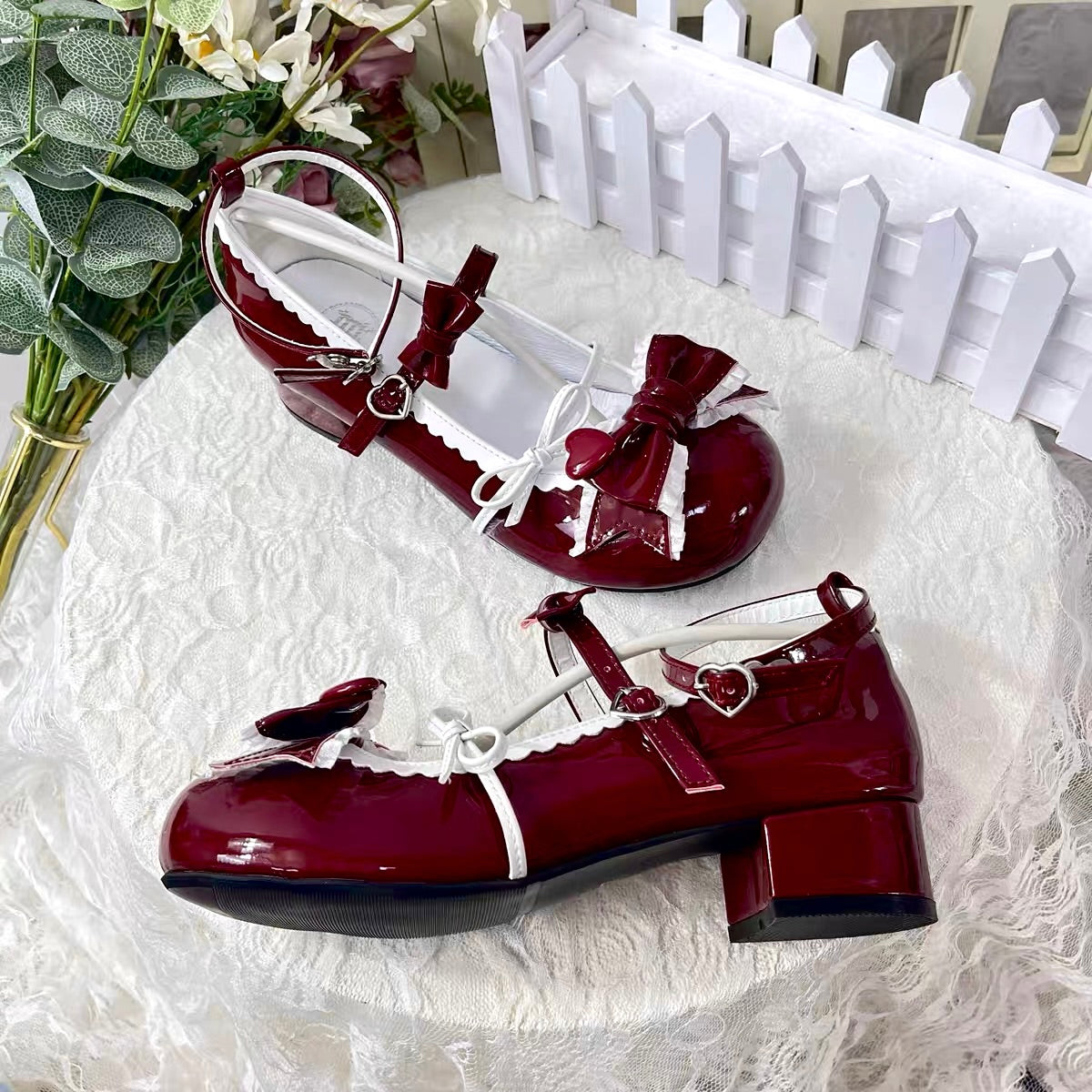 Puff Party Low Heels