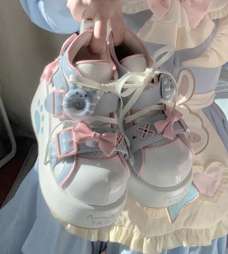 Donut Bear Dolly Platform Shoes