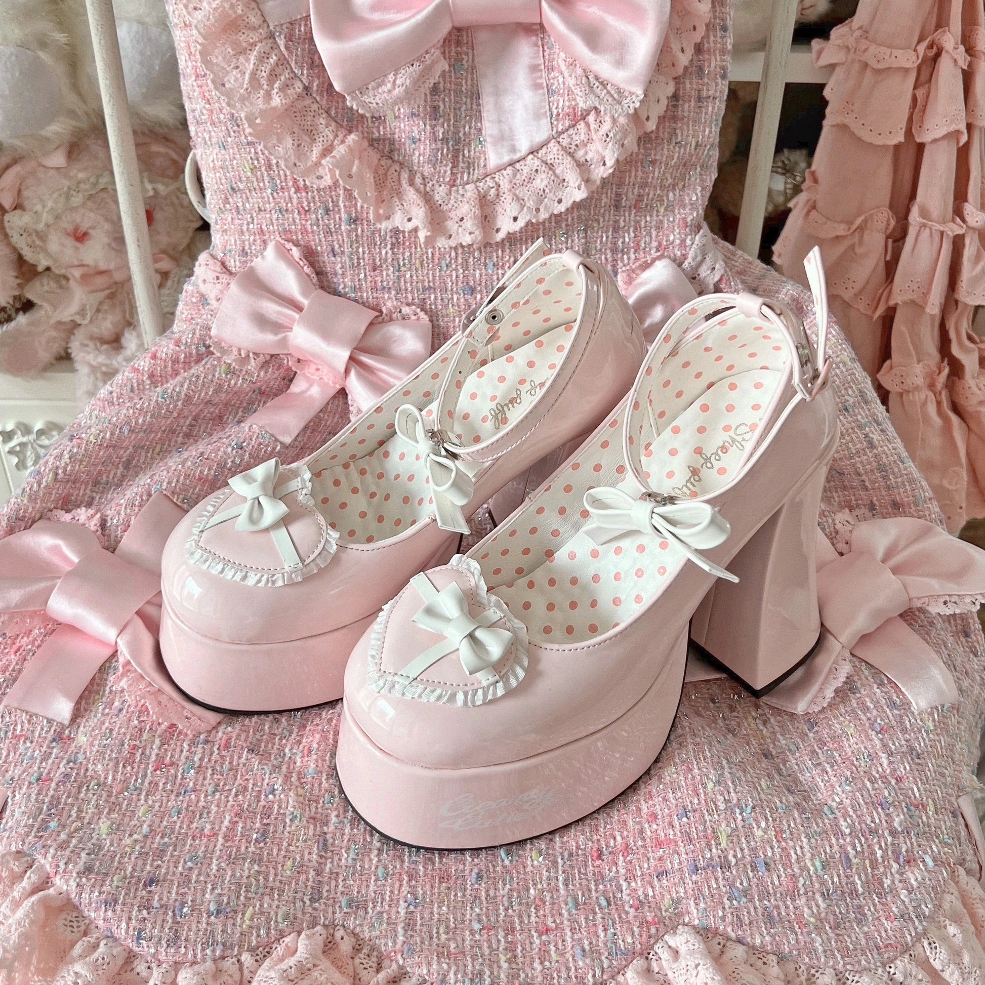 Creamy Cutie Pie High Heels