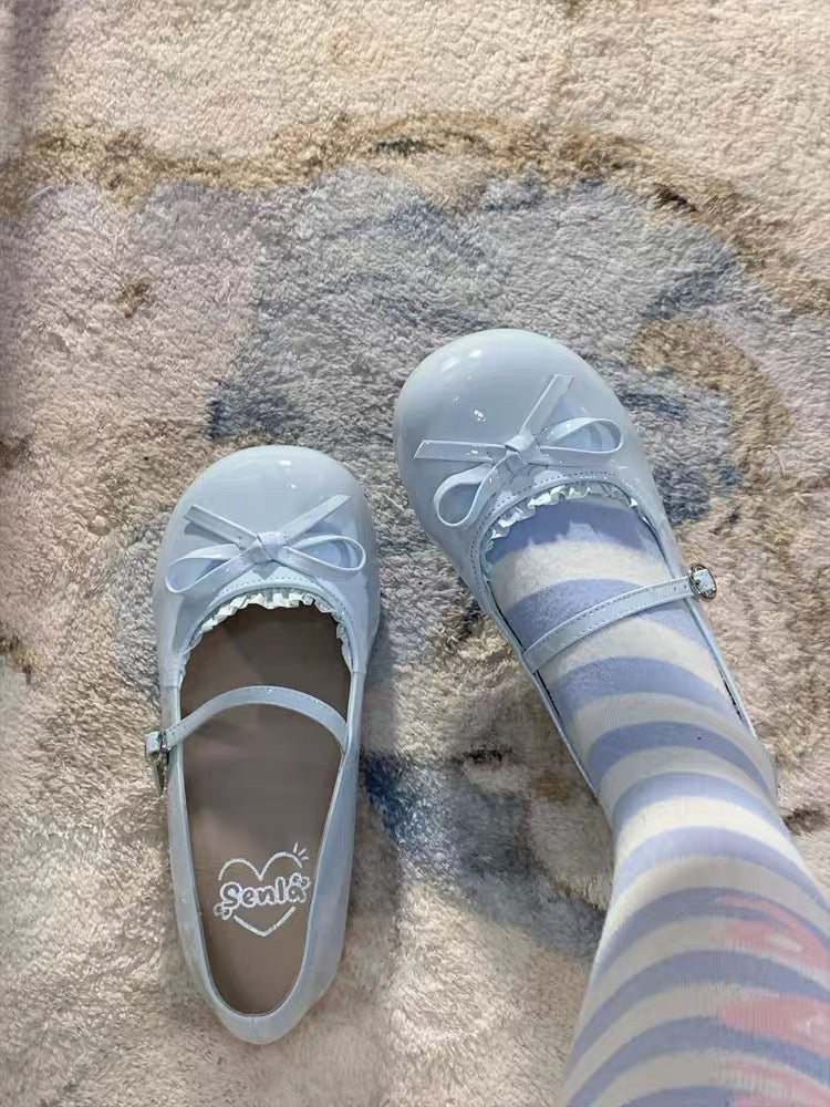 Miss Chiffon Flat Shoes