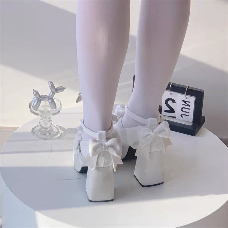 Girl Tina Velvet High Heels