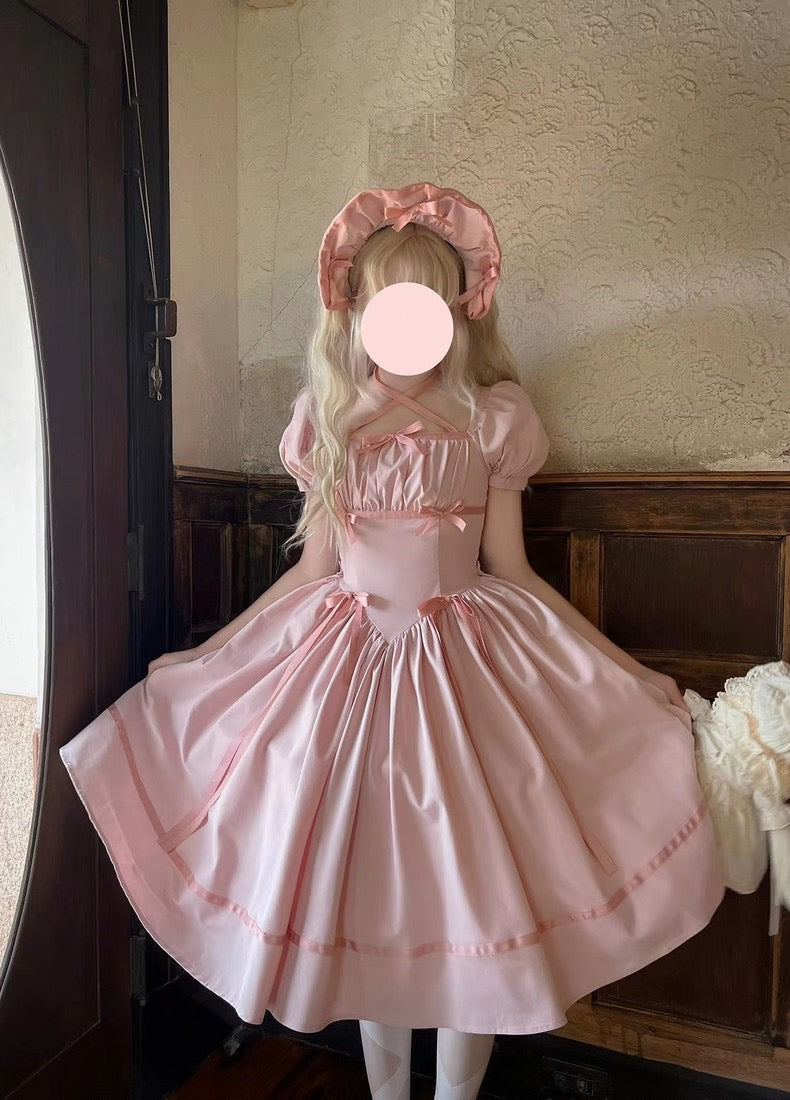 Pink Ribbon Dolly Dress