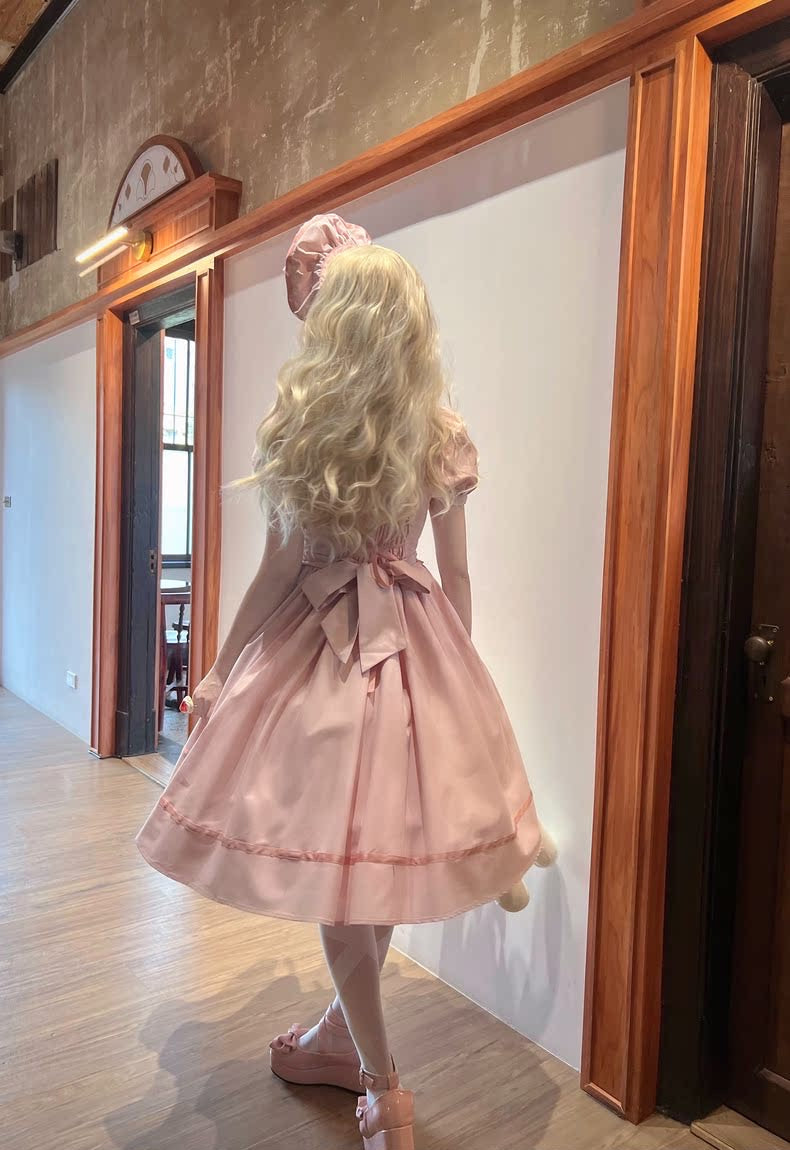 Pink Ribbon Dolly Dress