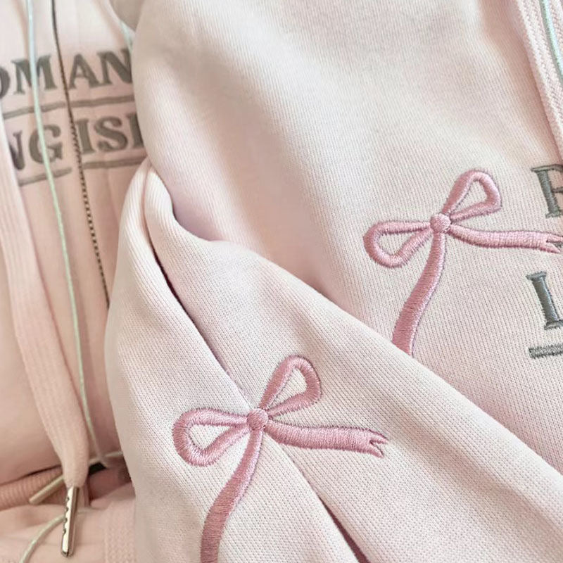 Bow Hooded Sweatshirt