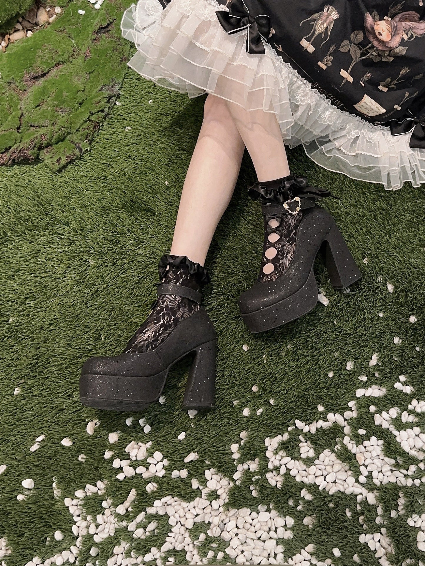 Butterfly Bling High Heels