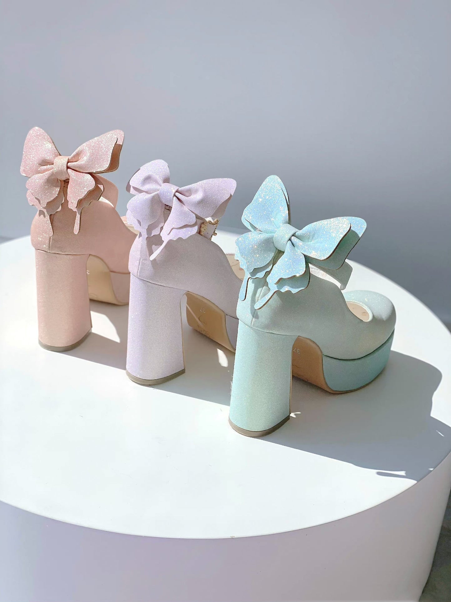 Butterfly Bling High Heels