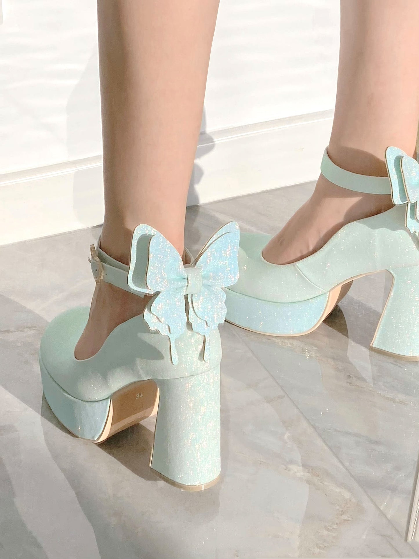 Butterfly Bling High Heels