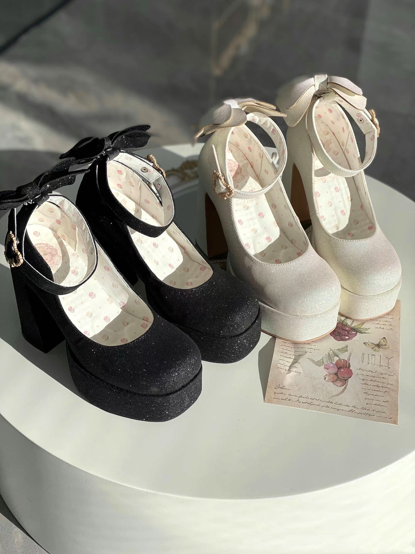 Butterfly Bling High Heels