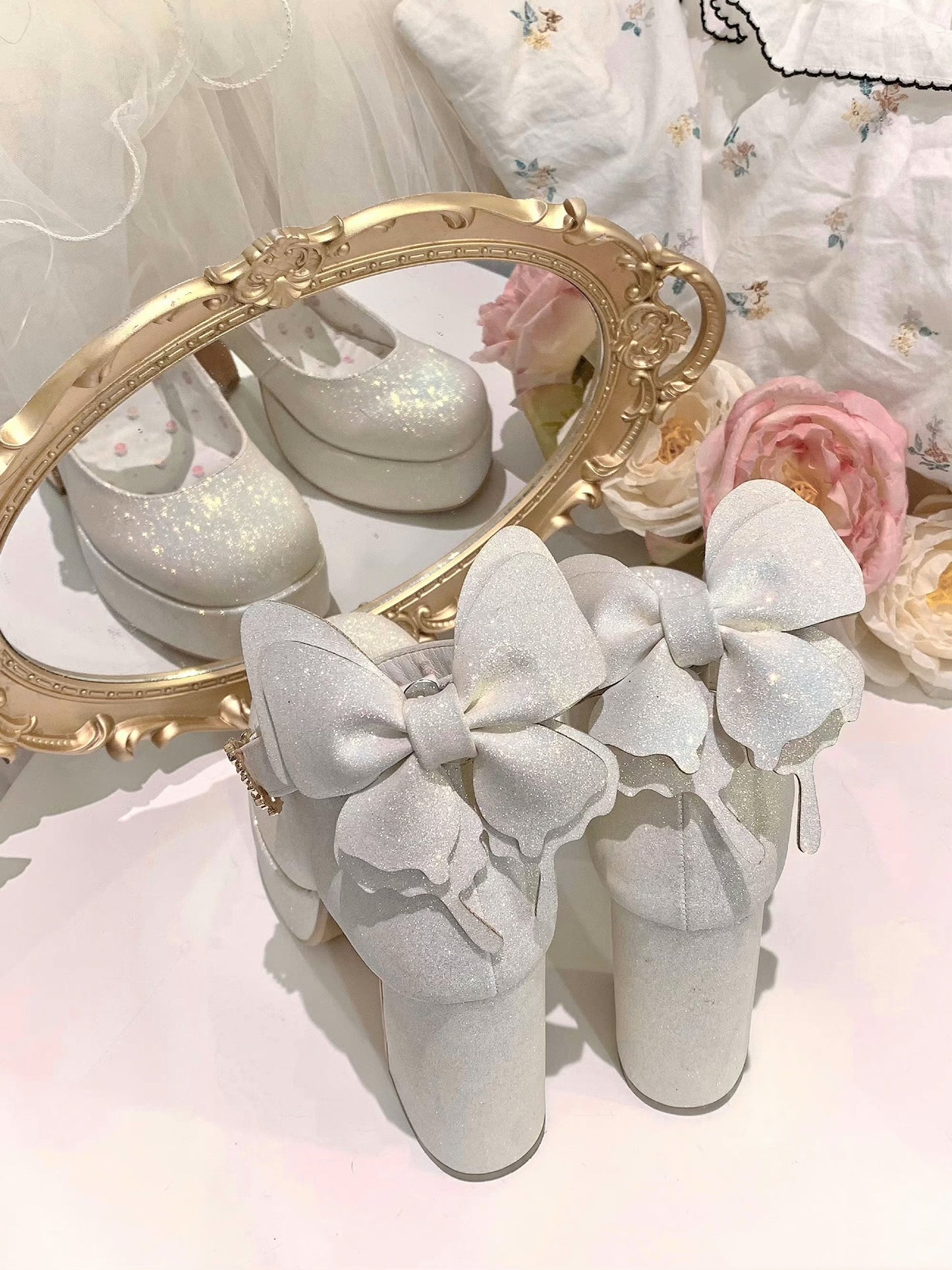 Butterfly Bling High Heels