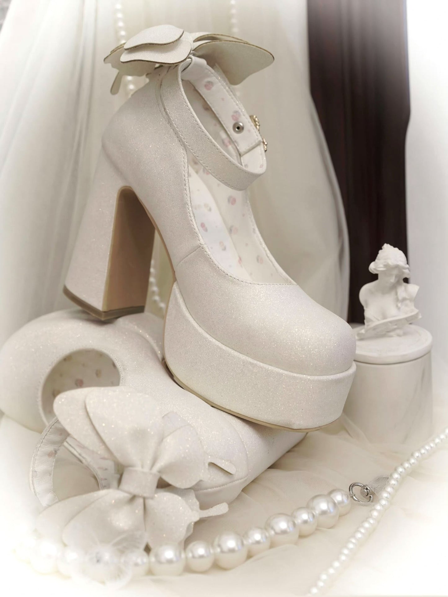 Butterfly Bling High Heels