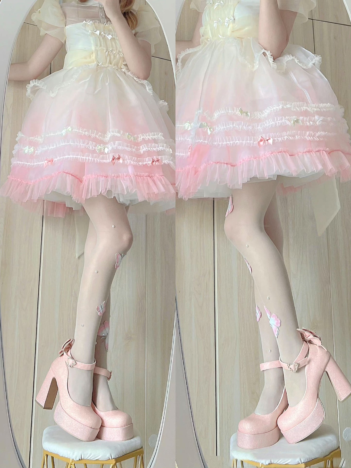 Butterfly Bling High Heels