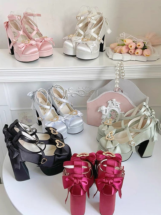 Mousse Heart High Heels
