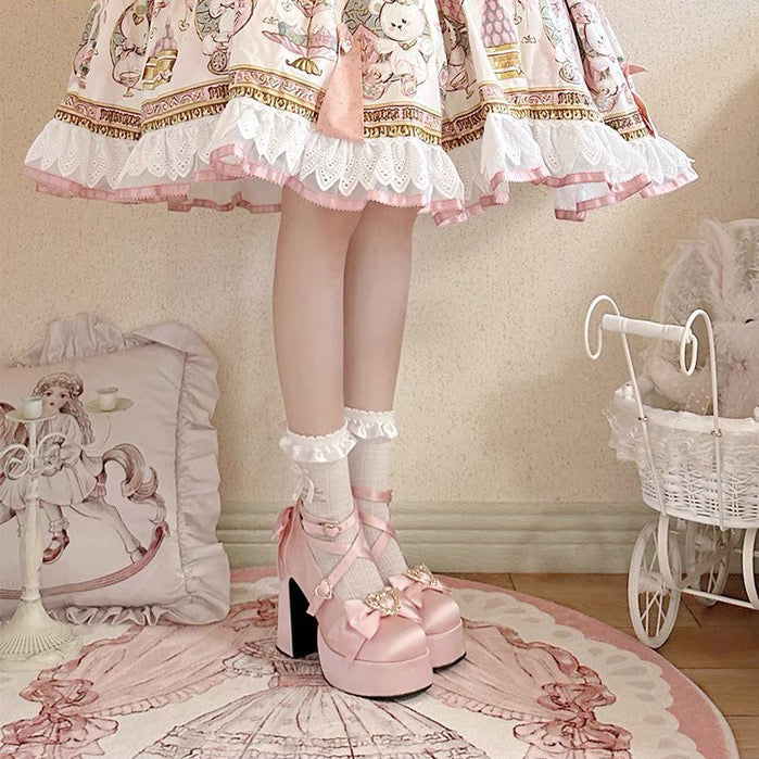 Mousse Heart High Heels