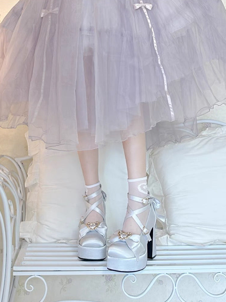 Mousse Heart High Heels