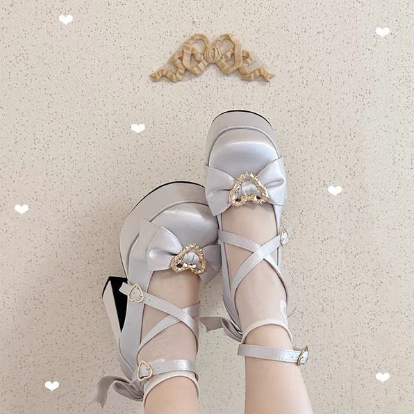 Mousse Heart High Heels