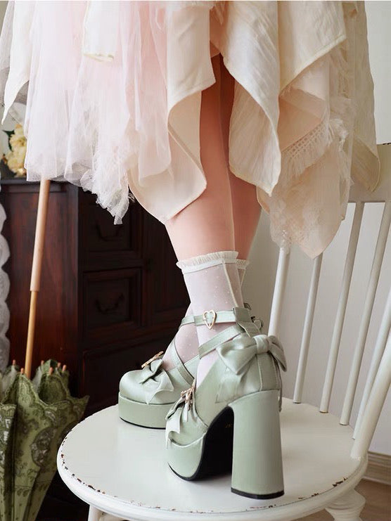 Mousse Heart High Heels