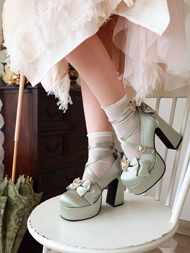 Mousse Heart High Heels