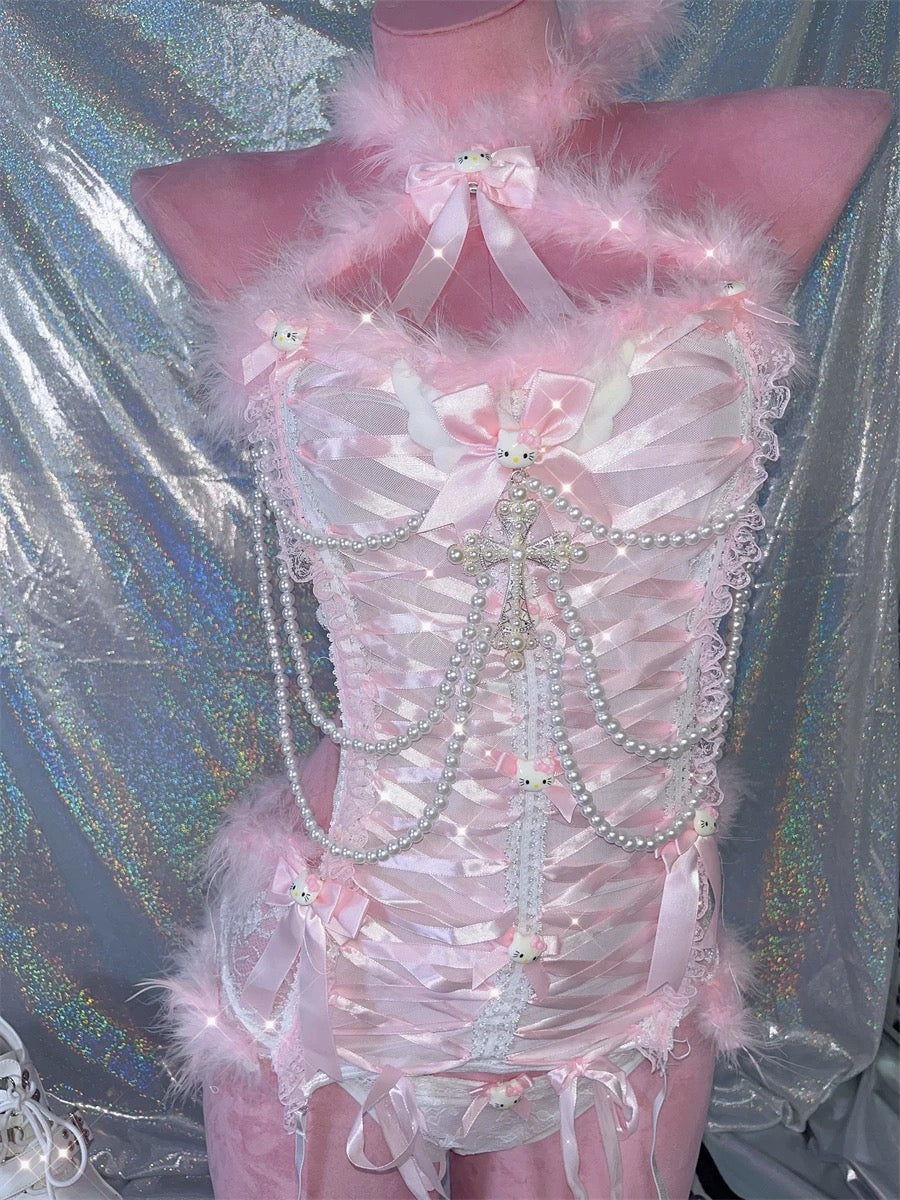 Sweet pink suit