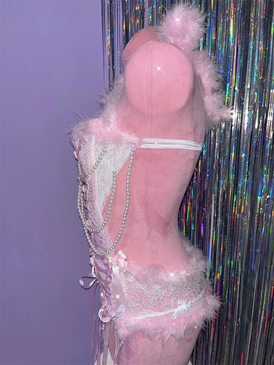 Sweet pink suit