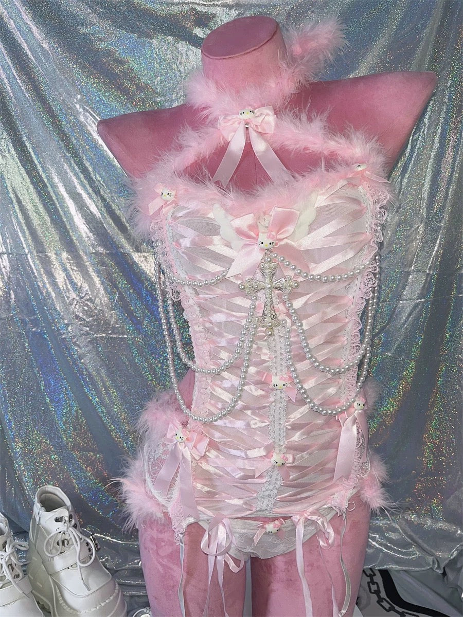 Sweet pink suit