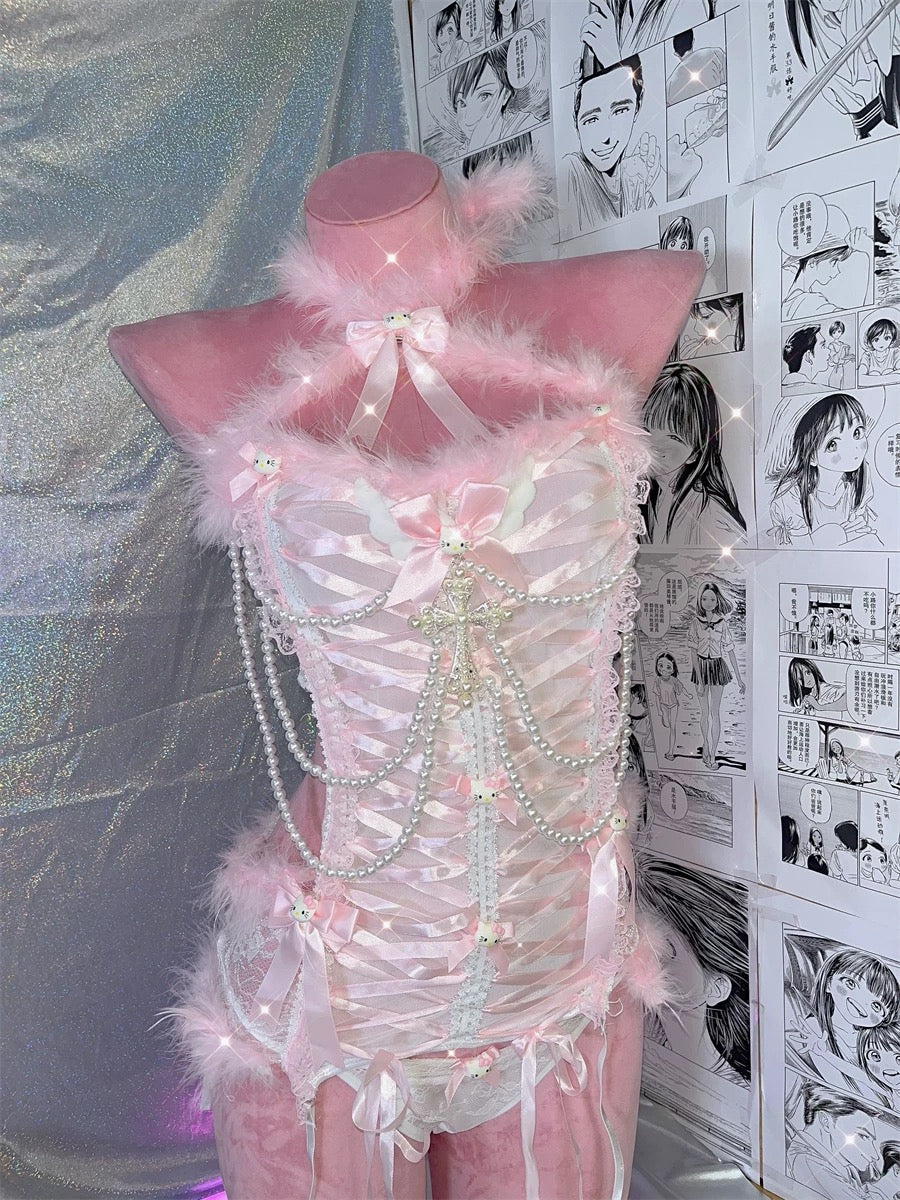 Sweet pink suit