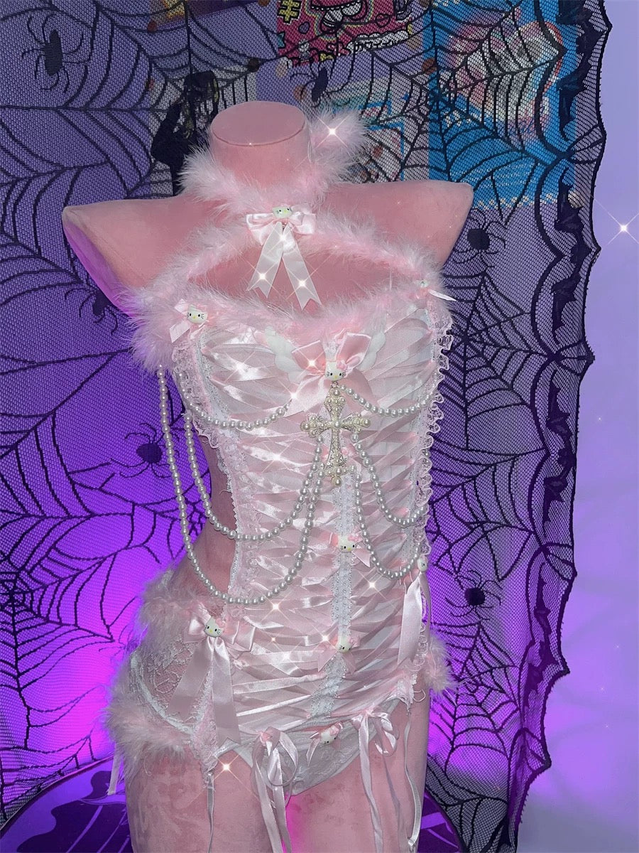 Sweet pink suit