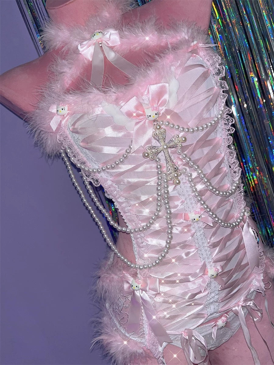 Sweet pink suit