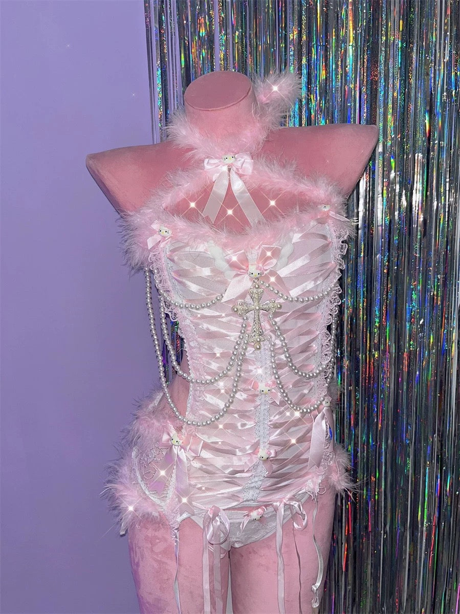 Sweet pink suit