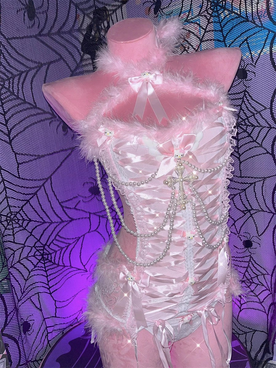 Sweet pink suit
