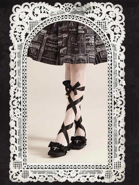 Siren Melody Lace-Up Mules