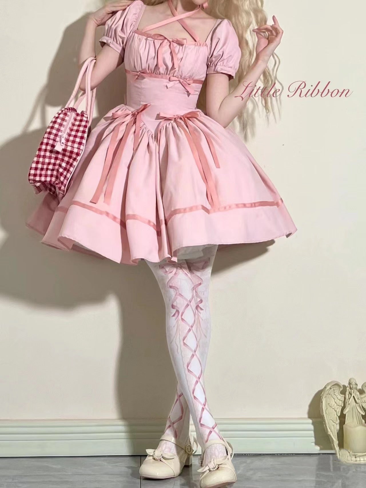 Pink Ribbon Dolly Dress