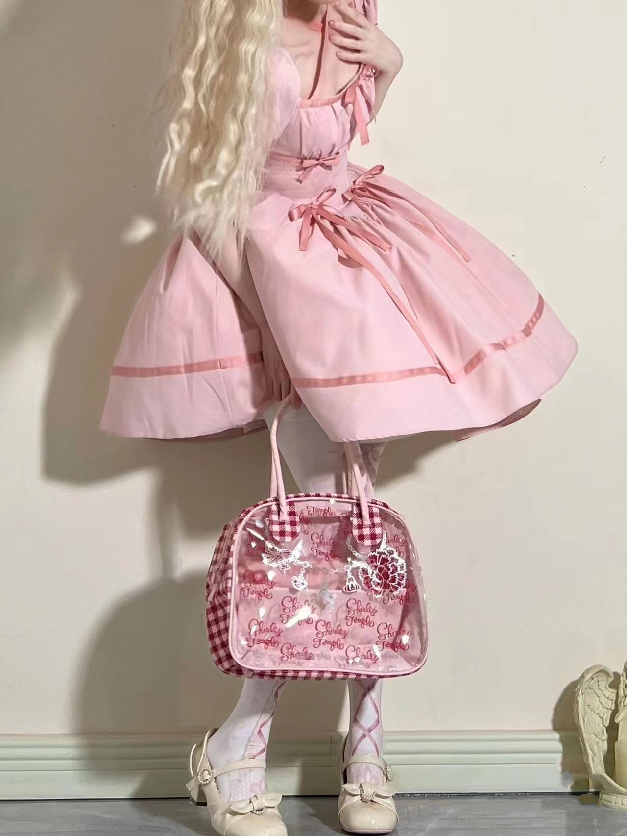 Pink Ribbon Dolly Dress