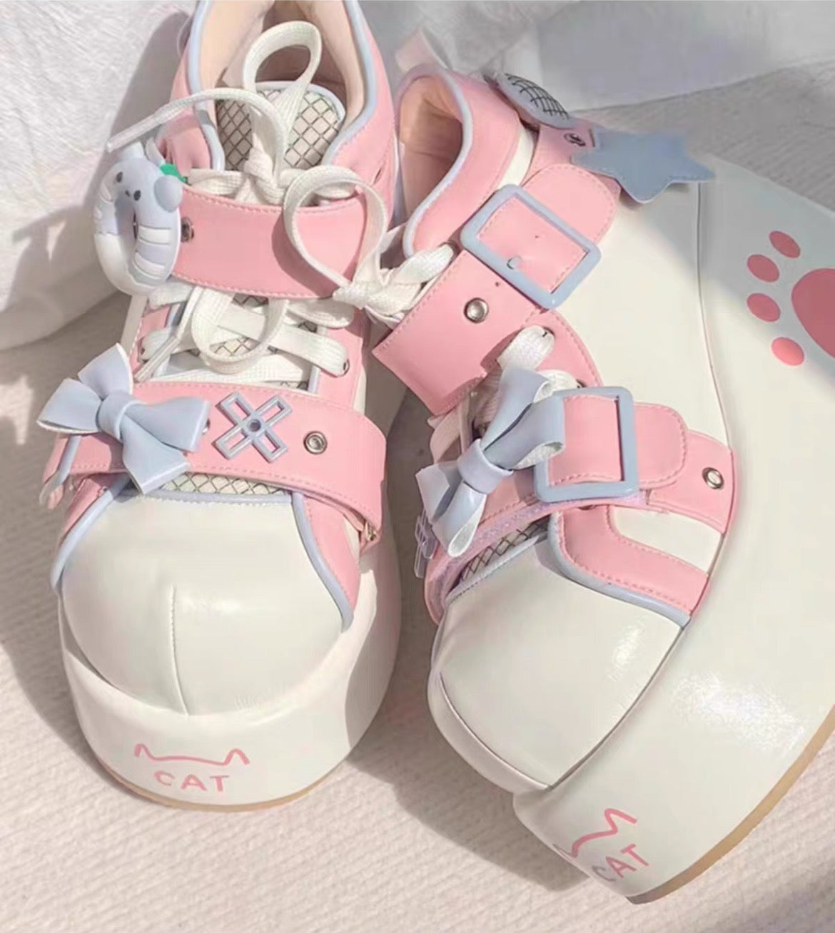 Donut Bear Dolly Platform Shoes
