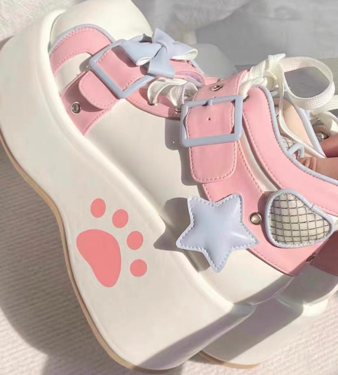 Donut Bear Dolly Platform Shoes
