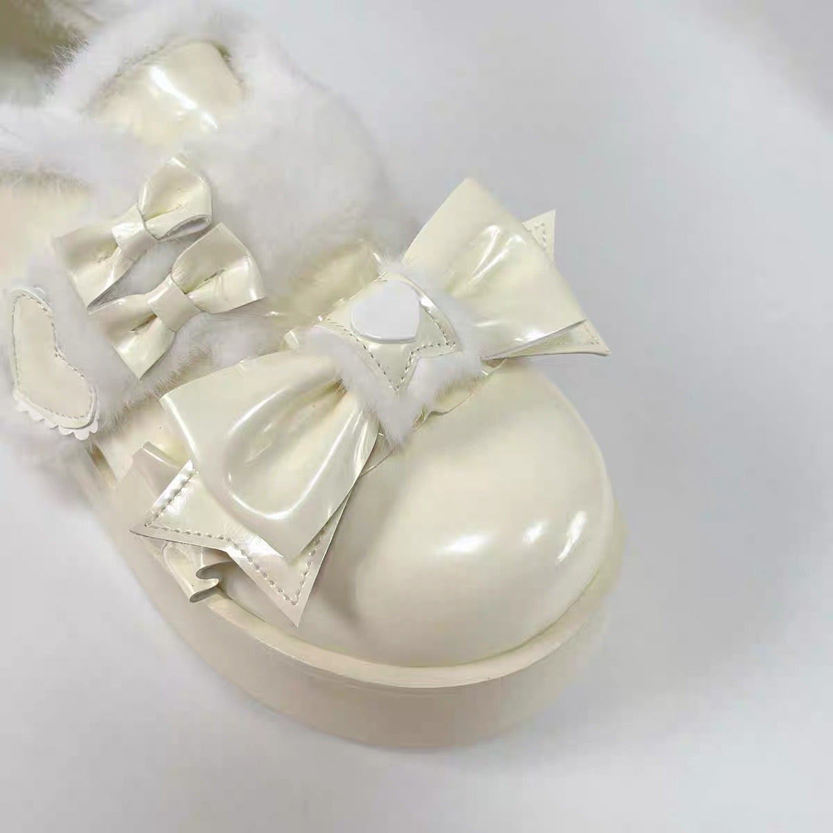 Cream Cake Dolly Platform Shoes