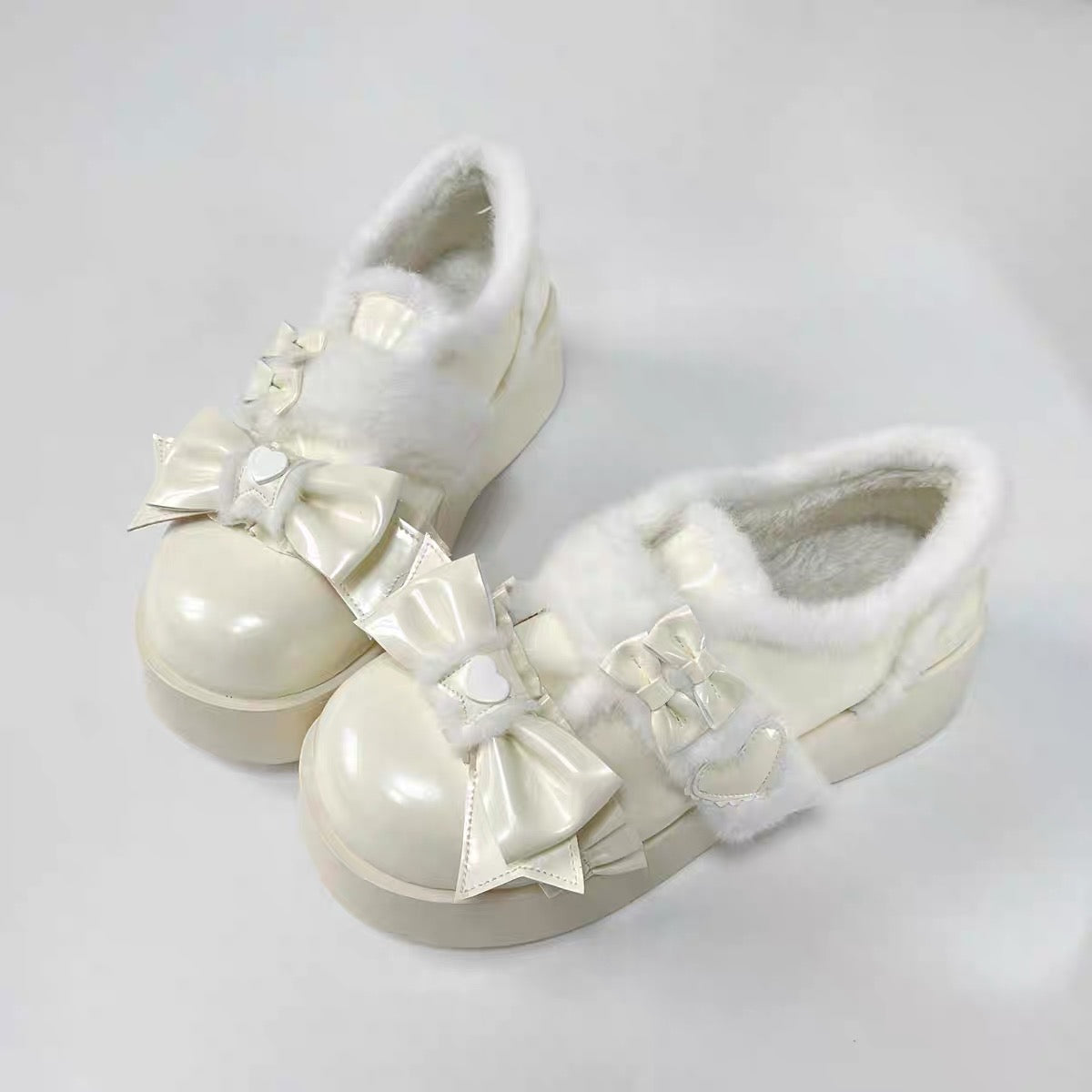 Cream Cake Dolly Platform Shoes