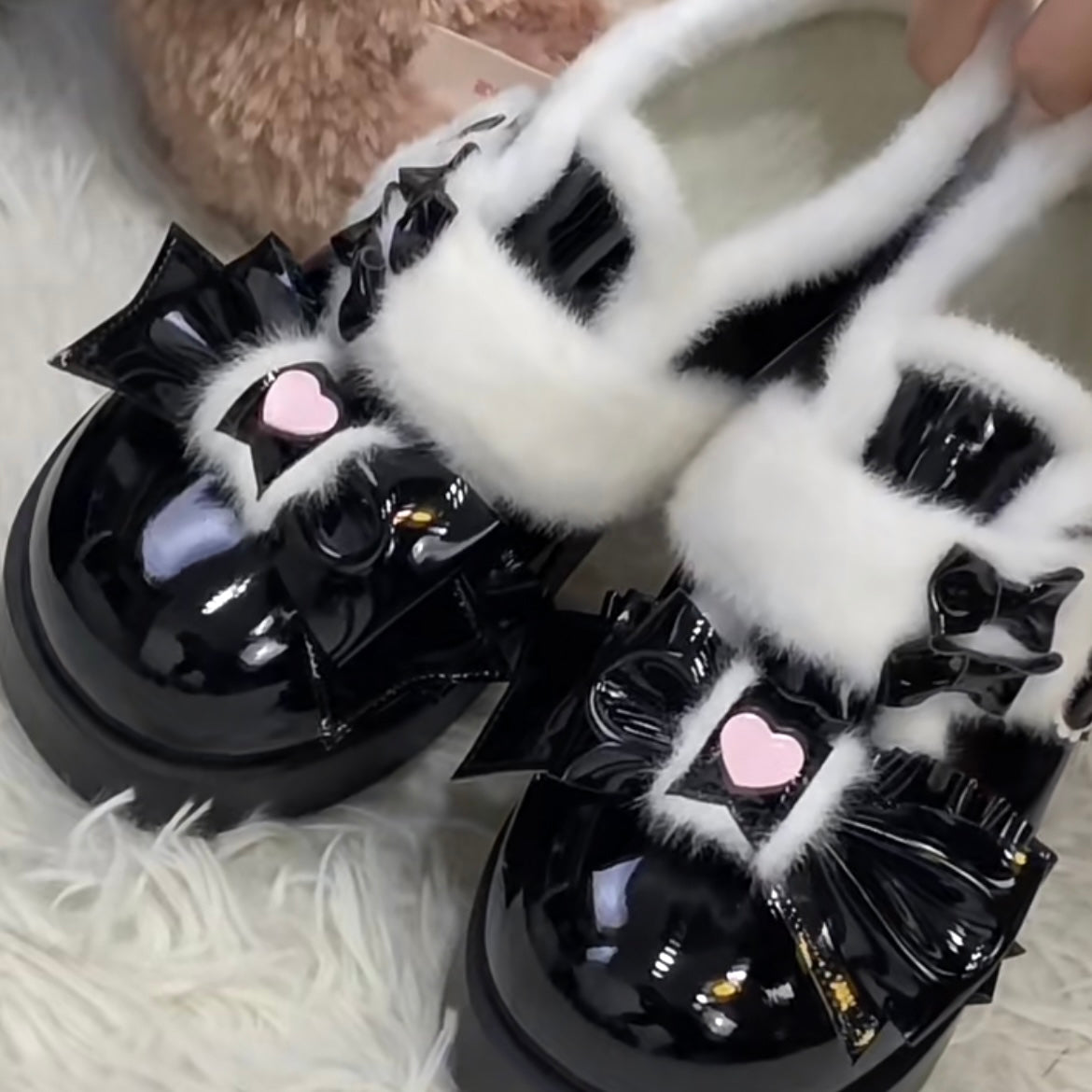 Cream Cake Dolly Platform Shoes