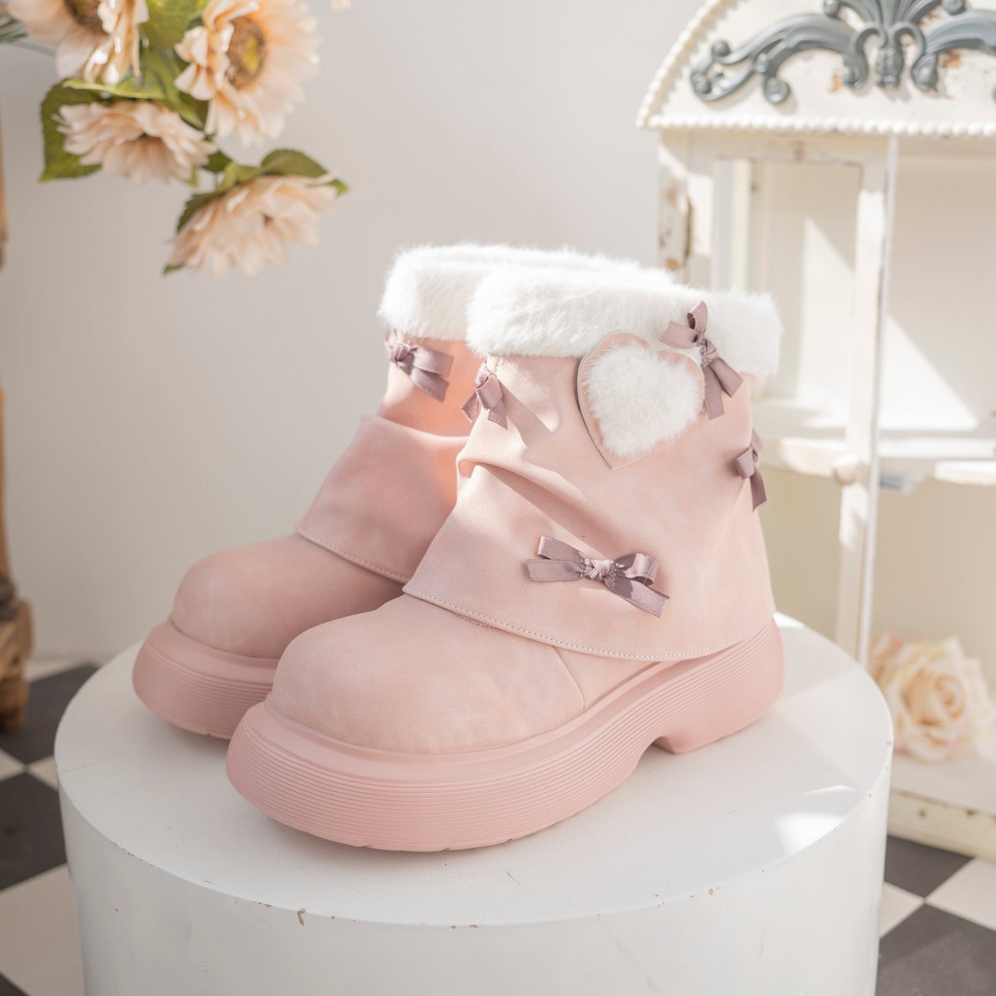 Snow Doll Mid Heel Bootie